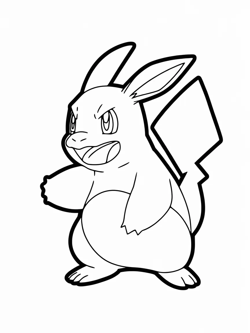 Lucario coloring pages - 2008 | ColoringPagesDesign