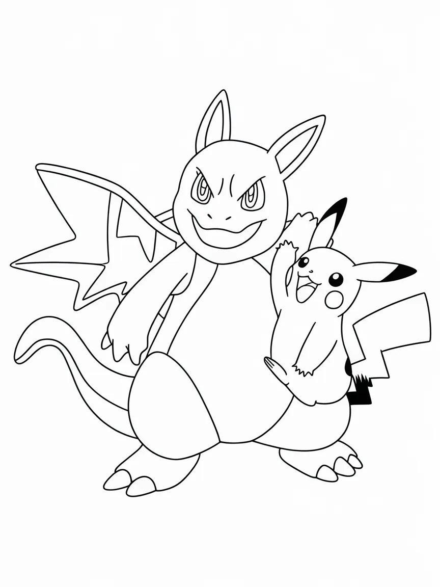 Lucario coloring pages - 2011 | ColoringPagesDesign