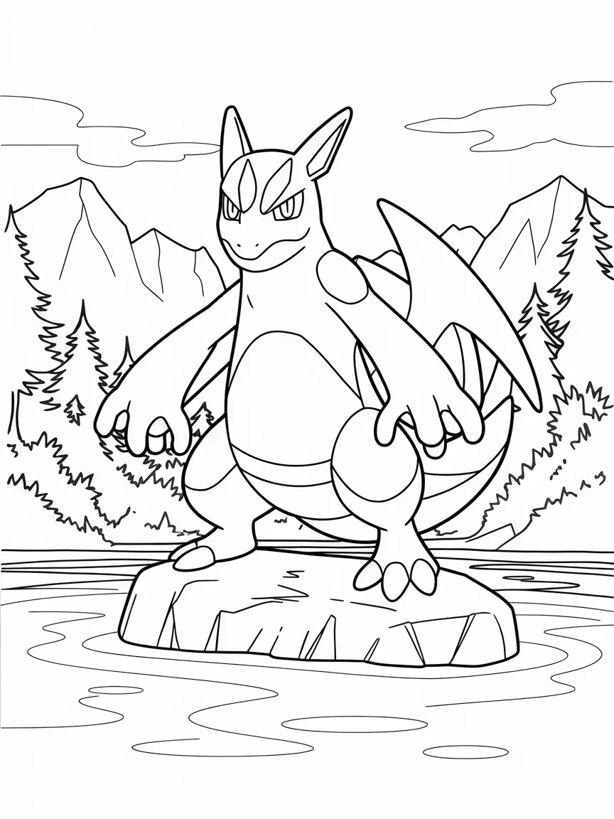 Lucario coloring pages - 2014 | ColoringPagesDesign