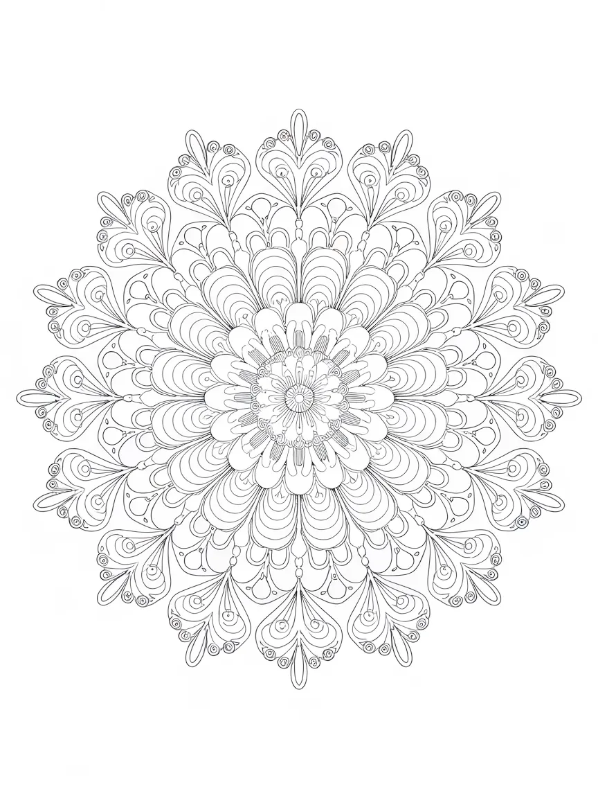 Mandala coloring pages - 357 | ColoringPagesDesign