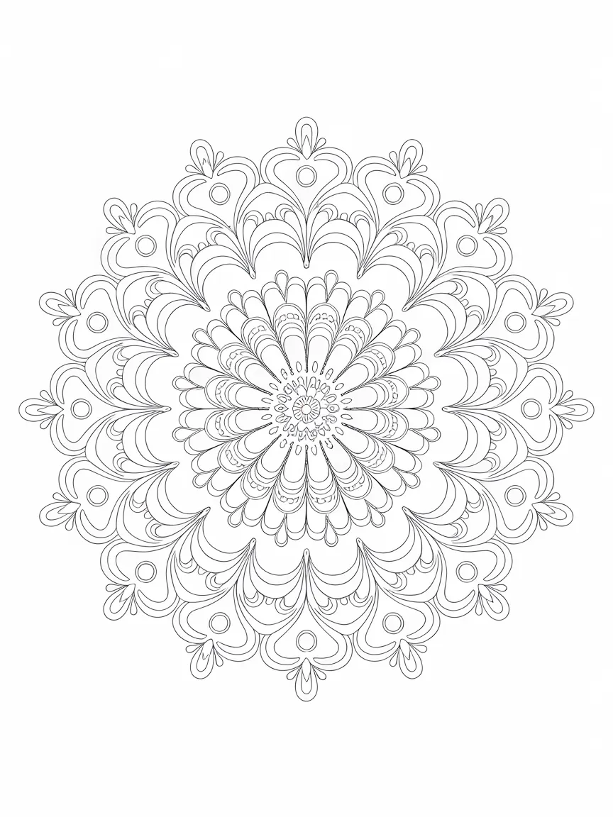 Mandala coloring pages - 358 | ColoringPagesDesign