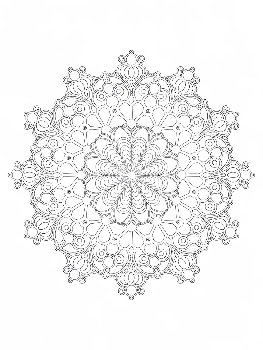 Mandala coloring pages - 360 | ColoringPagesDesign