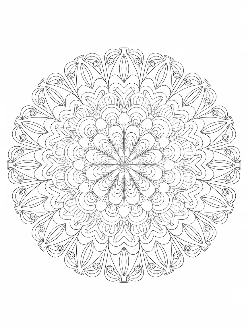 Mandala coloring pages - 361 | ColoringPagesDesign