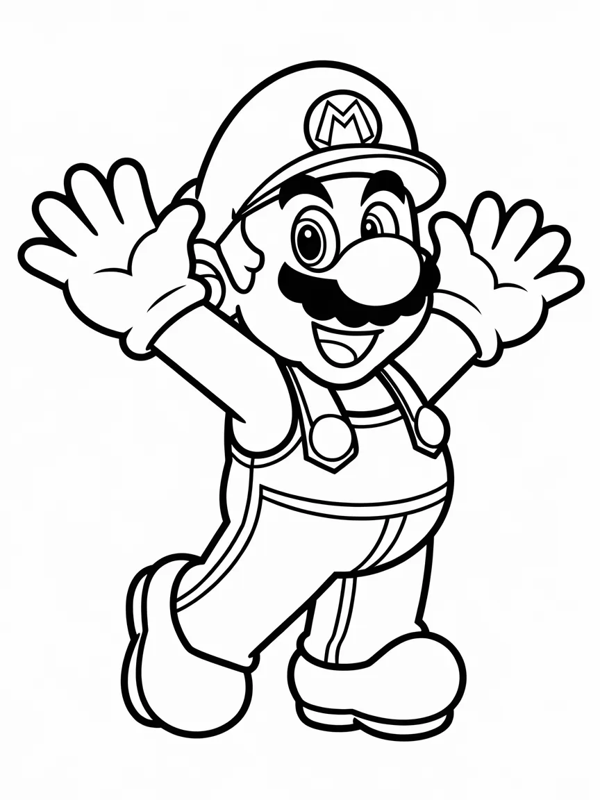 Pt categorias - Mario | ColoringPagesDesign