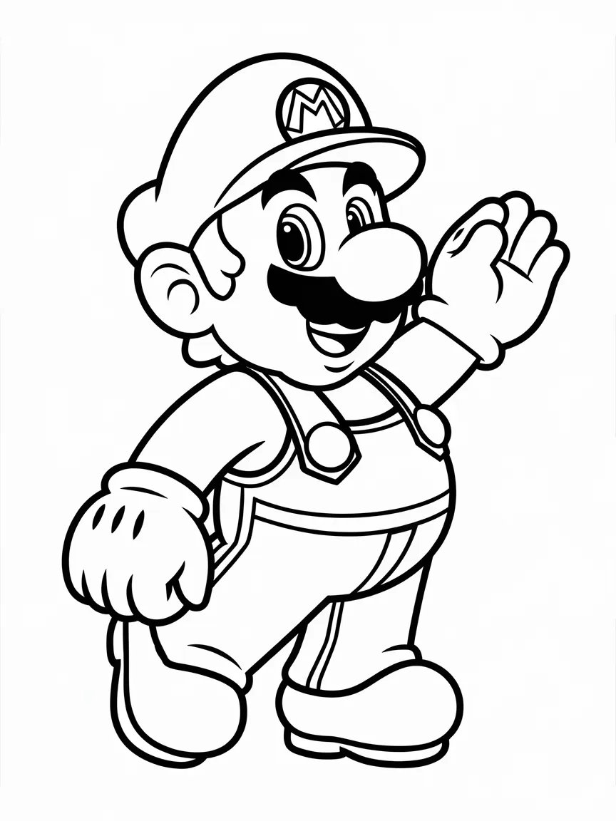 Mario coloring pages - 273 | ColoringPagesDesign