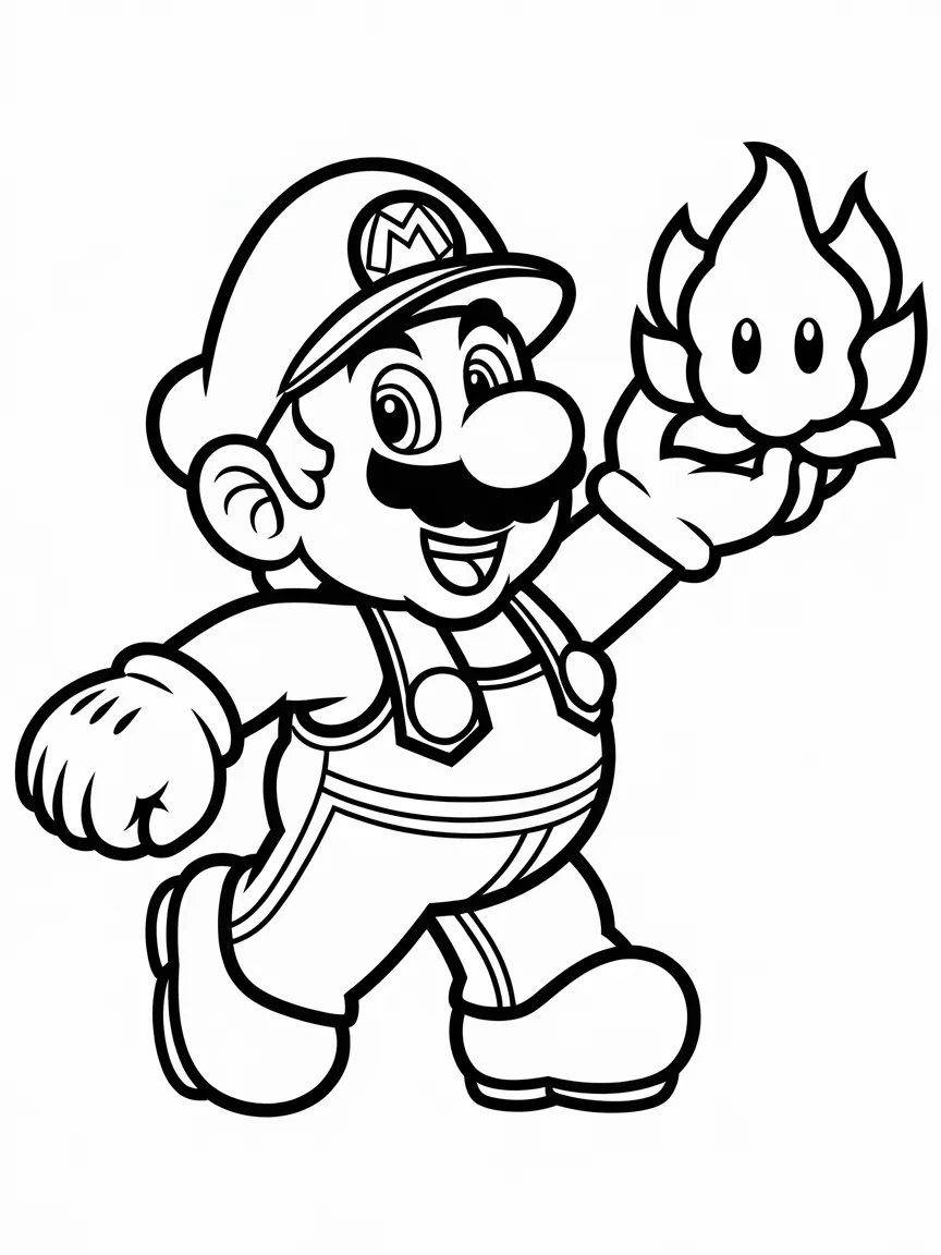 Mario coloring pages - 1356 | ColoringPagesDesign