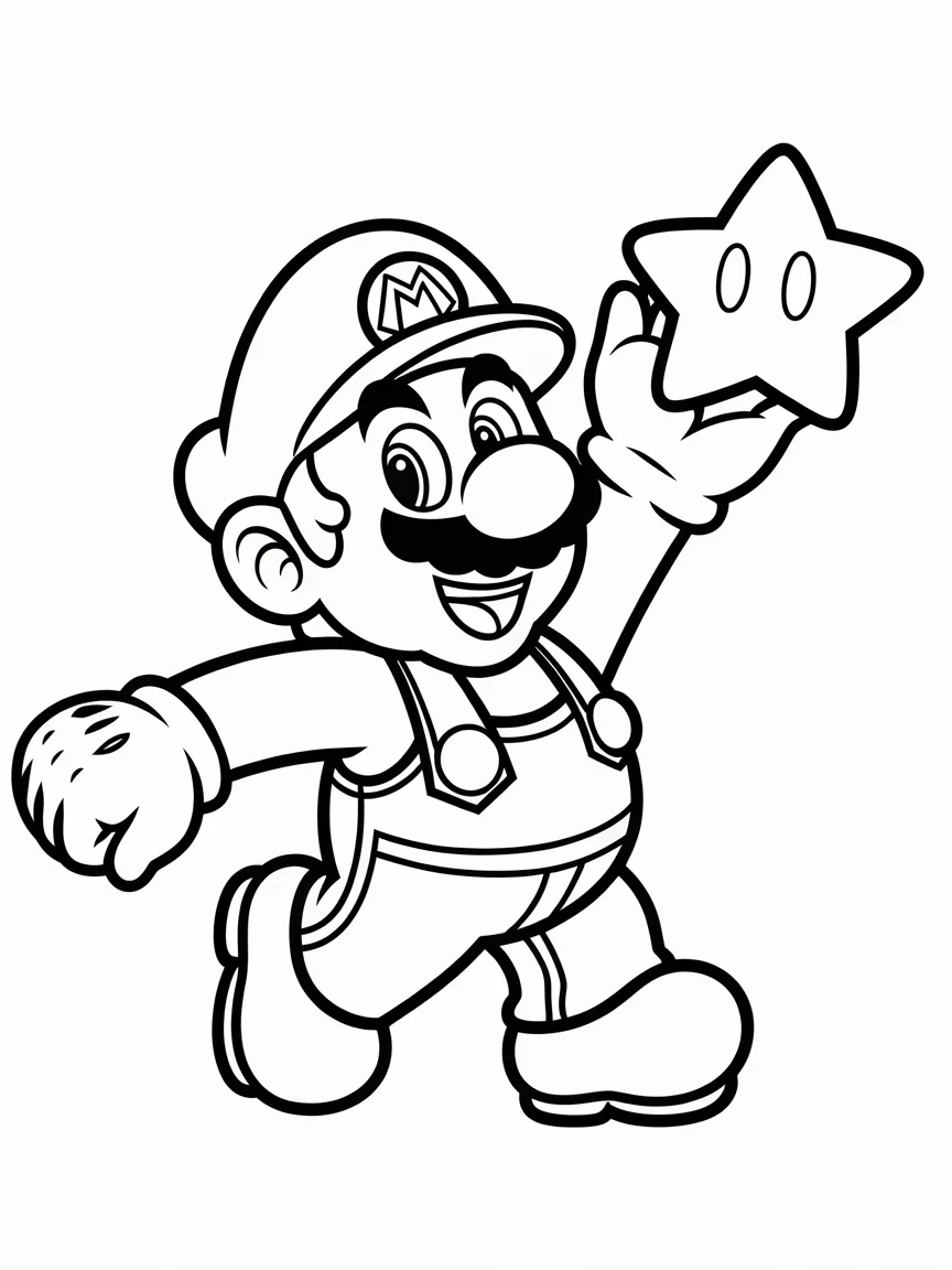 Mario coloring pages - 1357 | ColoringPagesDesign