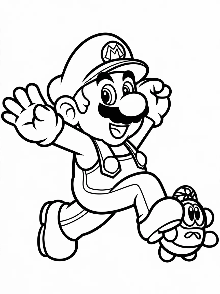 Mario coloring pages - 1359 | ColoringPagesDesign