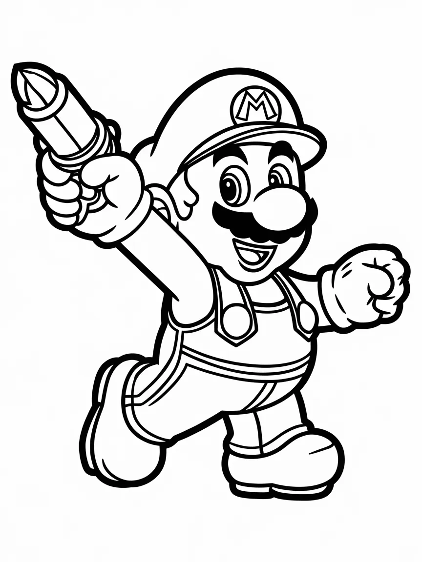 Mario coloring pages - 1361 | ColoringPagesDesign