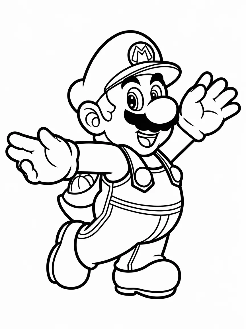 Mario coloring pages - 1362 | ColoringPagesDesign