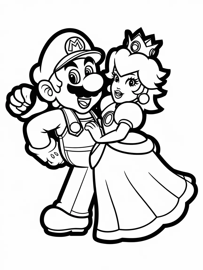 Mario coloring pages - 1364 | ColoringPagesDesign