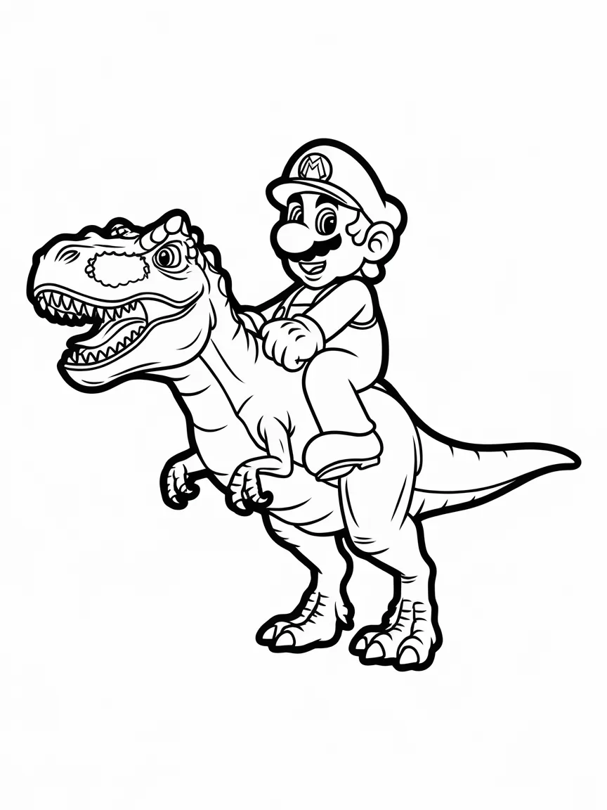 Mario coloring pages - 2218 | ColoringPagesDesign