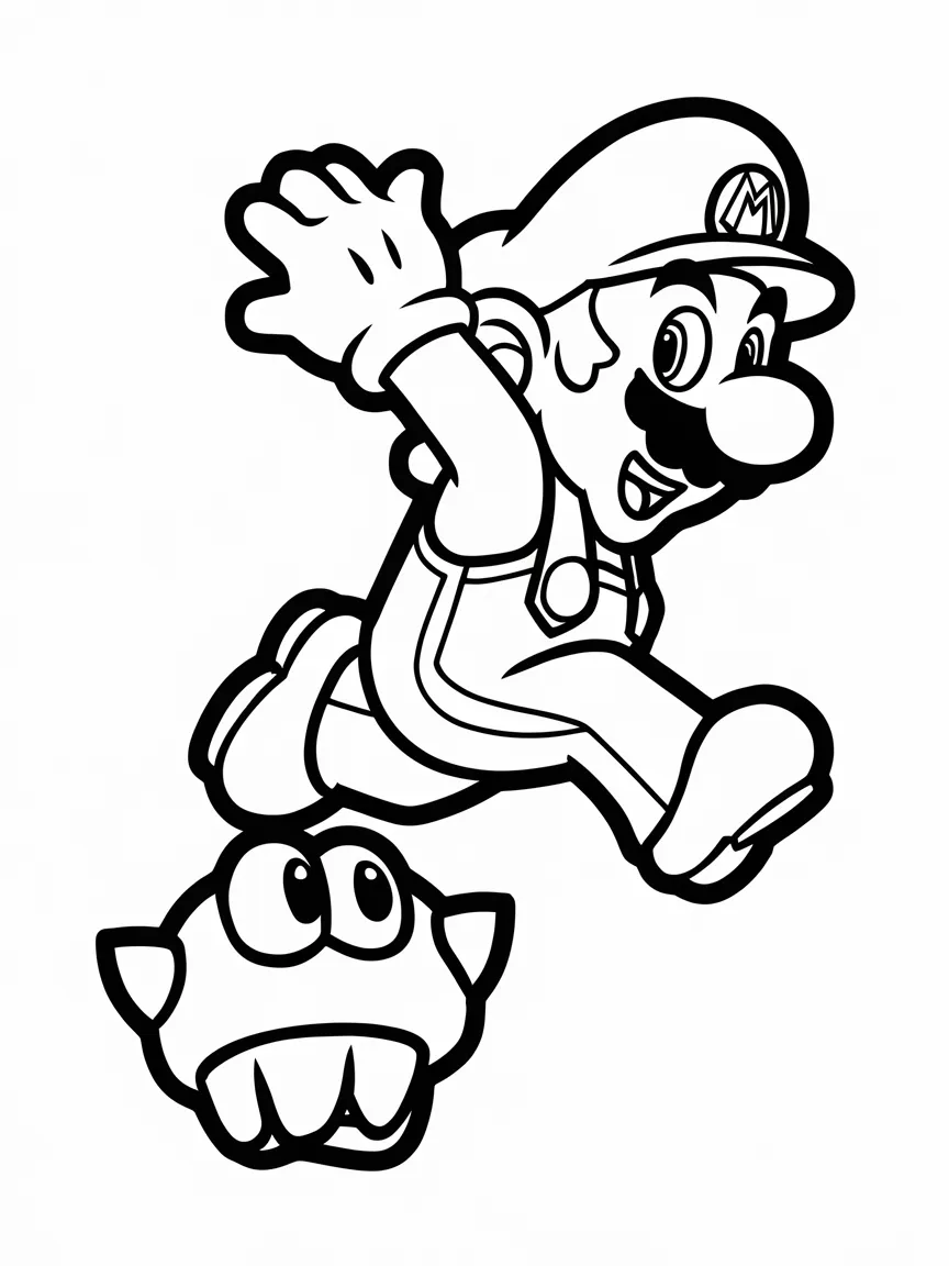 Mario coloring pages - 2220 | ColoringPagesDesign