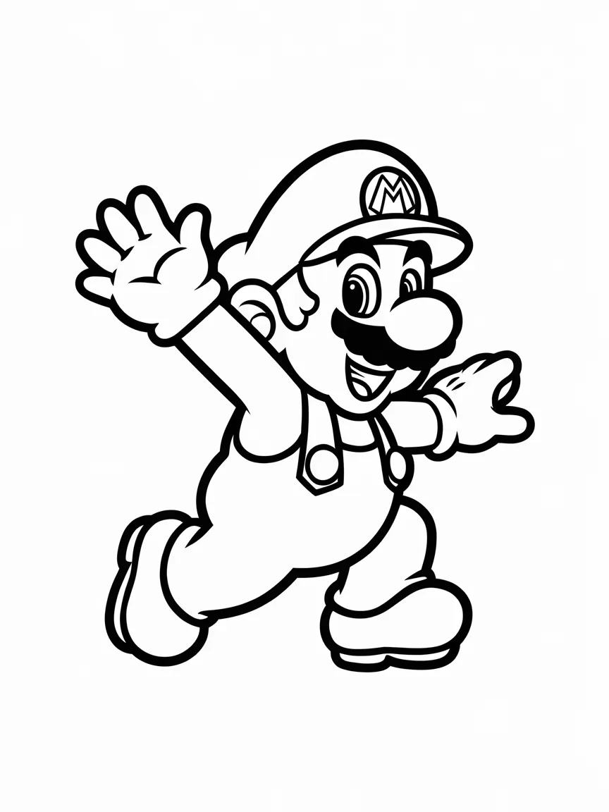 Mario coloring pages - 2221 | ColoringPagesDesign