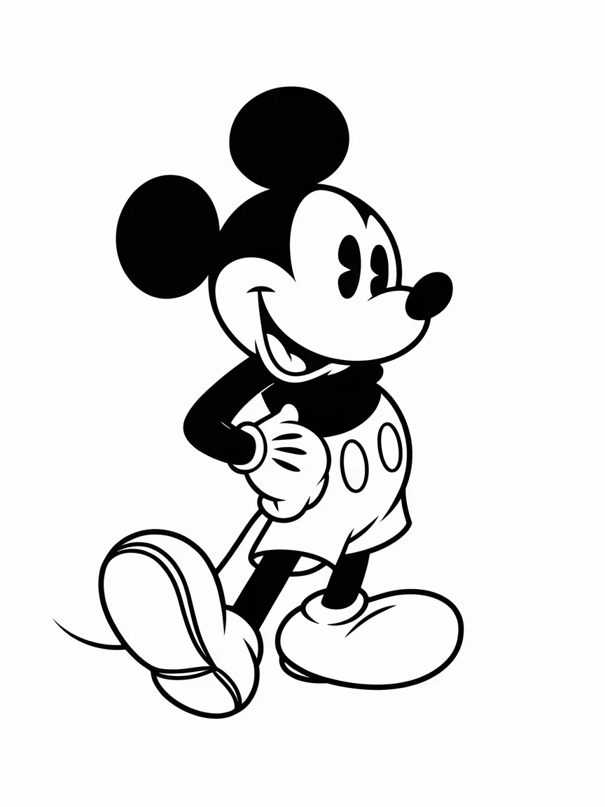 Mickey mouse coloring pages - 541 | ColoringPagesDesign