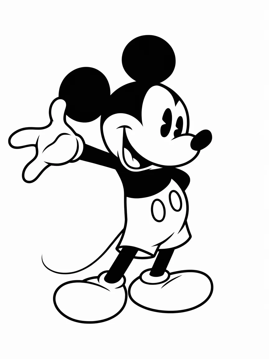 Mickey mouse coloring pages - 544 | ColoringPagesDesign