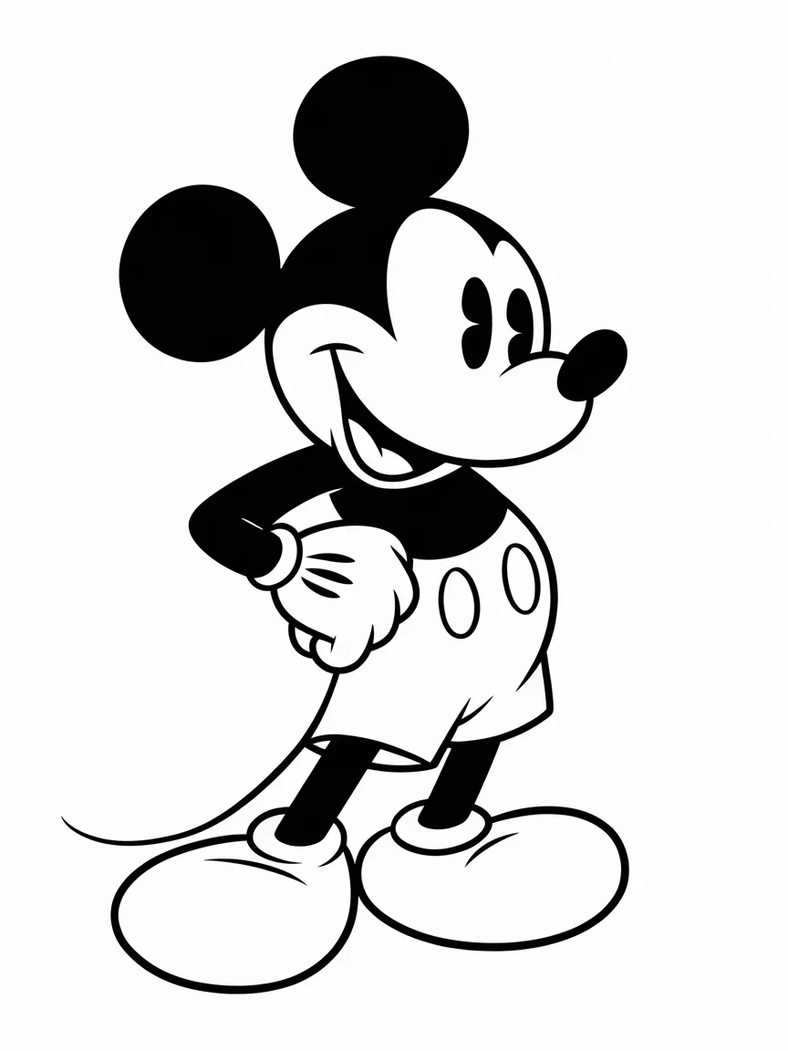 Mickey mouse coloring pages - 546 | ColoringPagesDesign