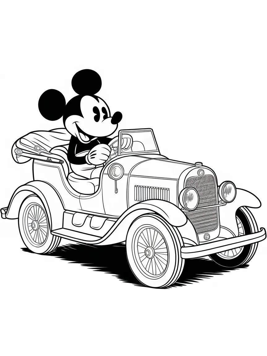 Mickey mouse coloring pages - 1529 | ColoringPagesDesign