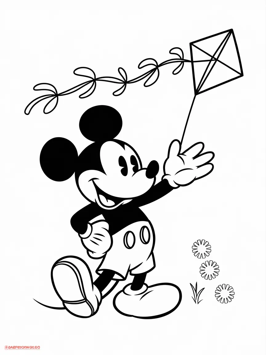 Mickey mouse coloring pages - 1534 | ColoringPagesDesign