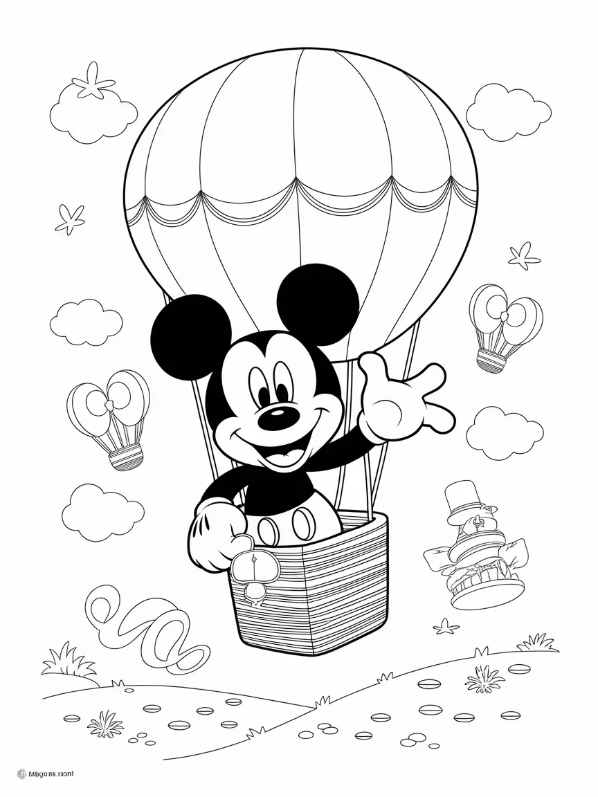 Mickey mouse coloring pages - 1536 | ColoringPagesDesign