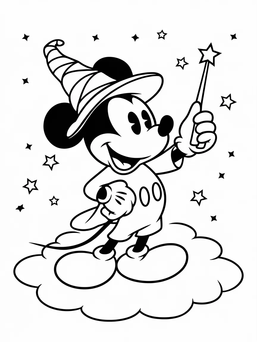 Mickey mouse coloring pages - 2284 | ColoringPagesDesign