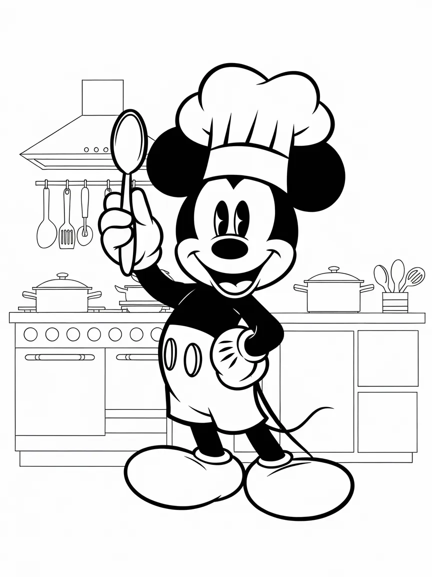 Mickey mouse coloring pages - 2286 | ColoringPagesDesign