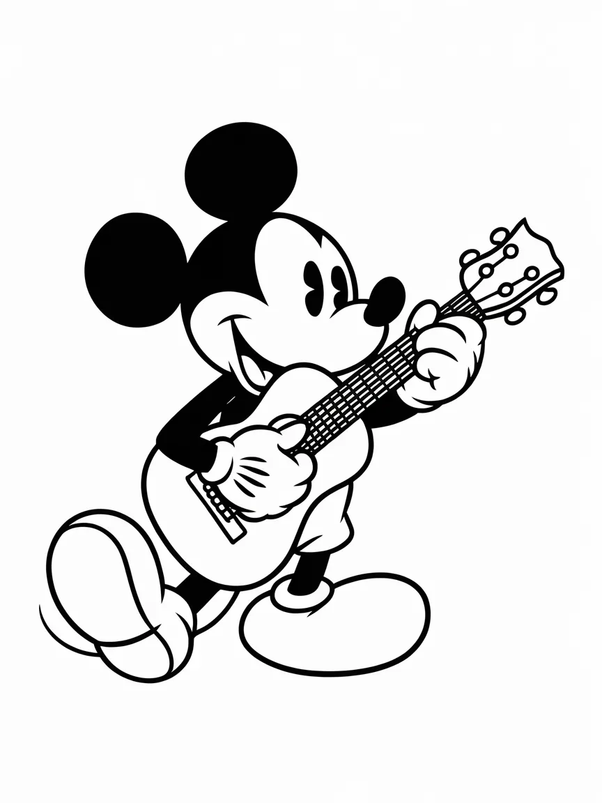 Mickey mouse coloring pages - 2287 | ColoringPagesDesign