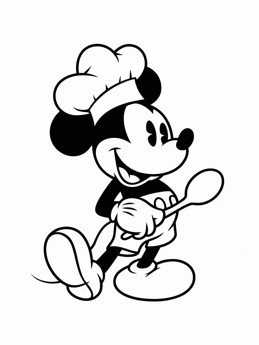 Mickey mouse coloring pages - 2290 | ColoringPagesDesign