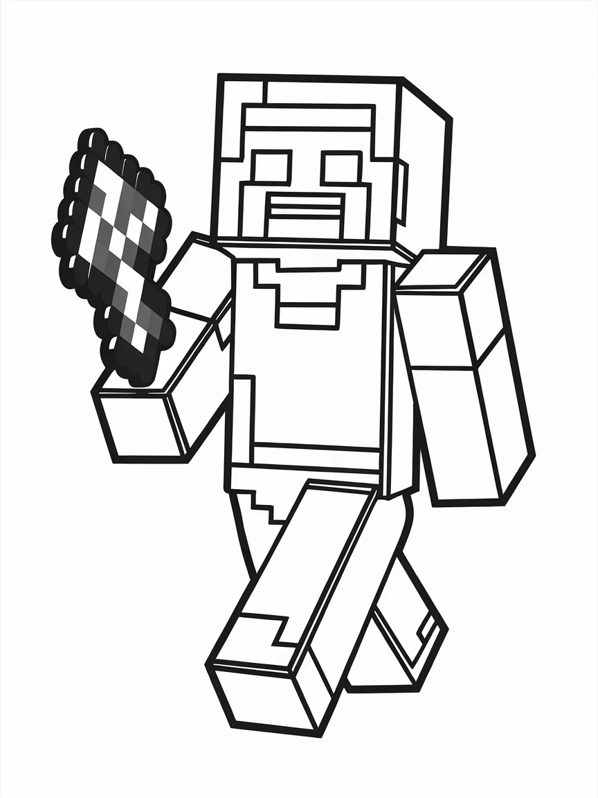 Minecraft coloring pages - 301 | ColoringPagesDesign