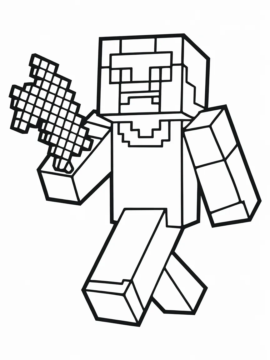 Minecraft coloring pages - 304 | ColoringPagesDesign