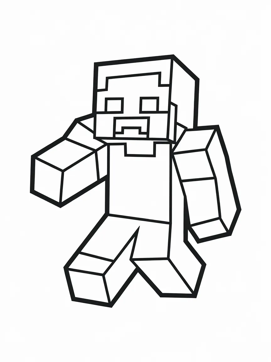 Minecraft coloring pages - 2223 | ColoringPagesDesign