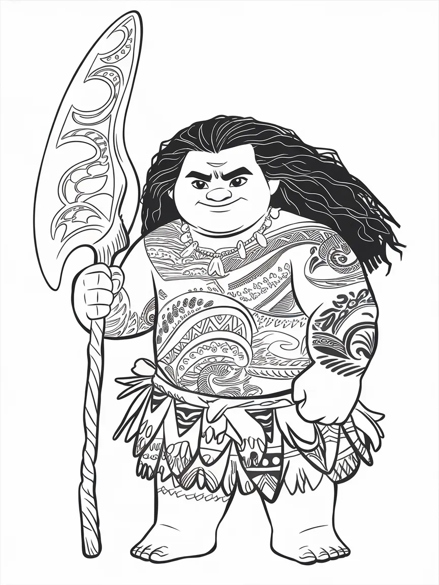 Moana coloring pages - 663 | ColoringPagesDesign