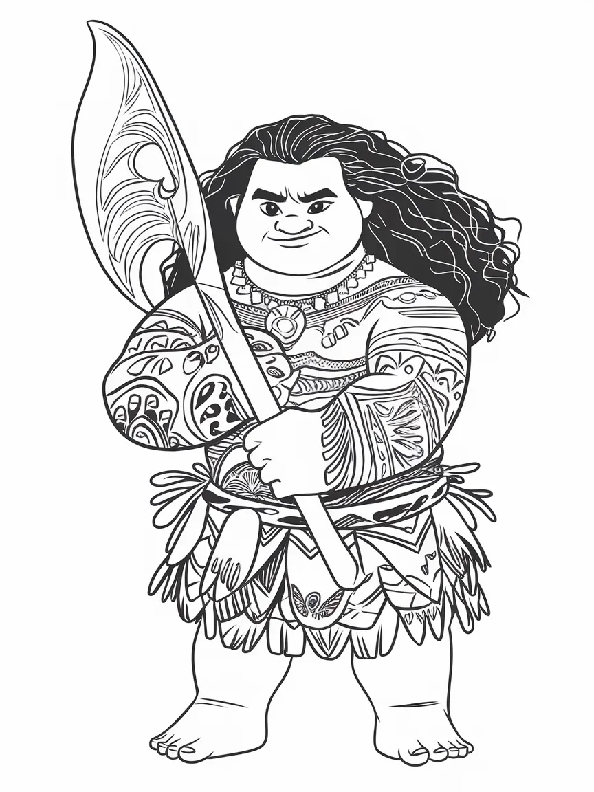 Moana coloring pages - 664 | ColoringPagesDesign