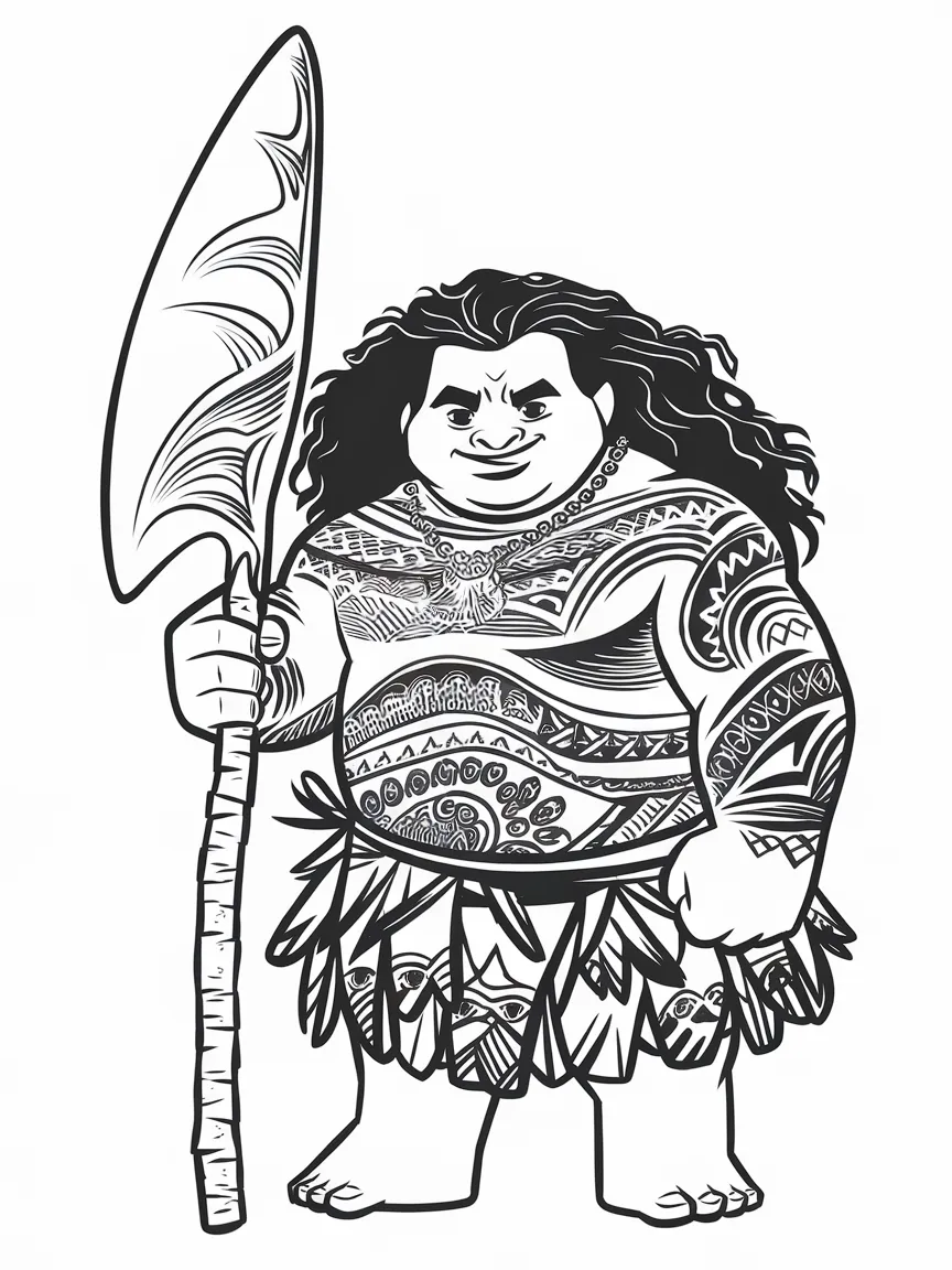 Moana coloring pages - 668 | ColoringPagesDesign