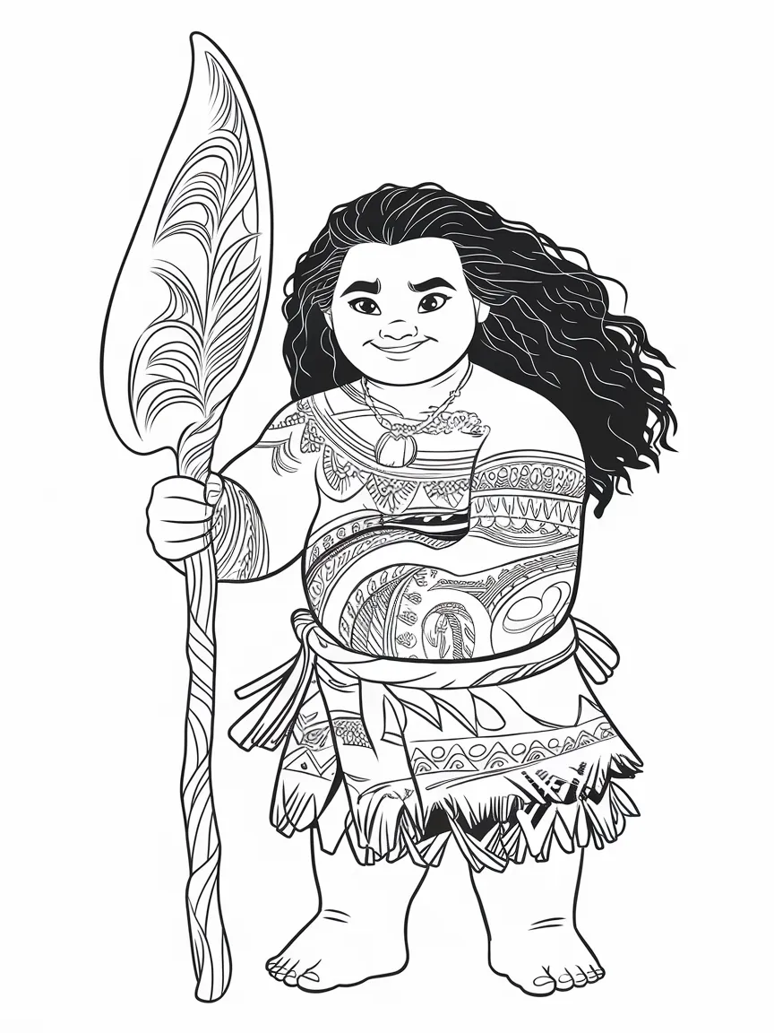 Moana coloring pages - 669 | ColoringPagesDesign