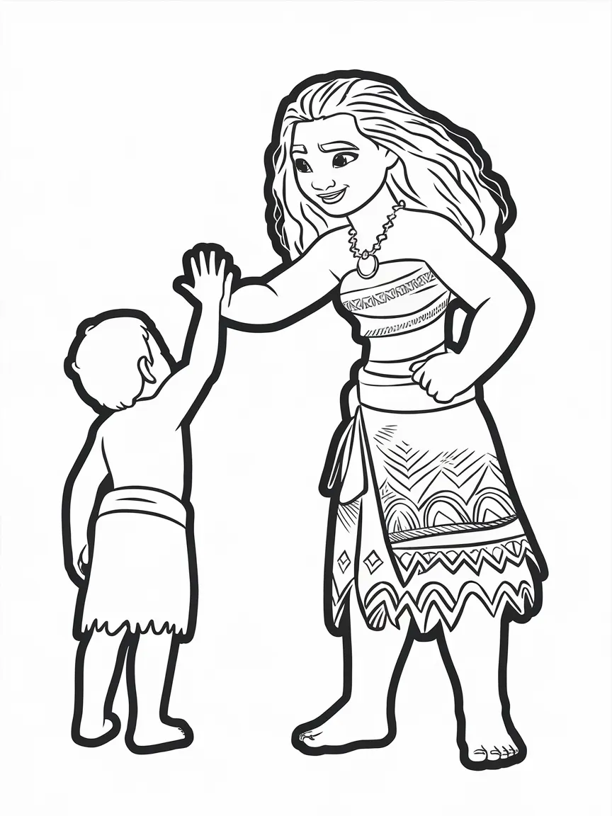 Moana coloring pages - 2321 | ColoringPagesDesign