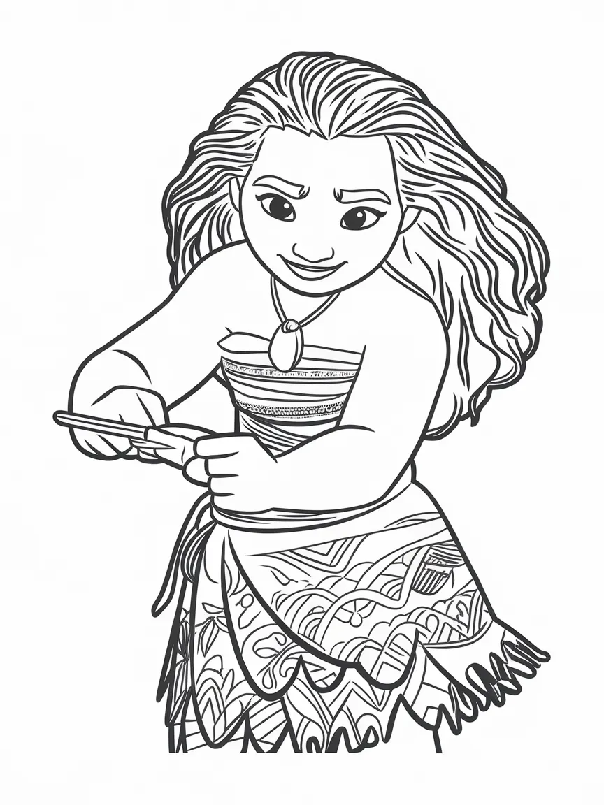 Moana coloring pages - 2325 | ColoringPagesDesign