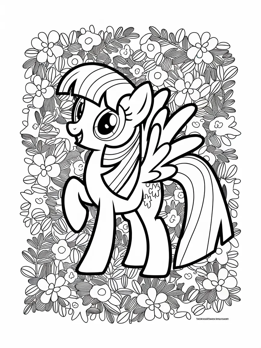 Horse coloring pages - 505 | ColoringPagesDesign