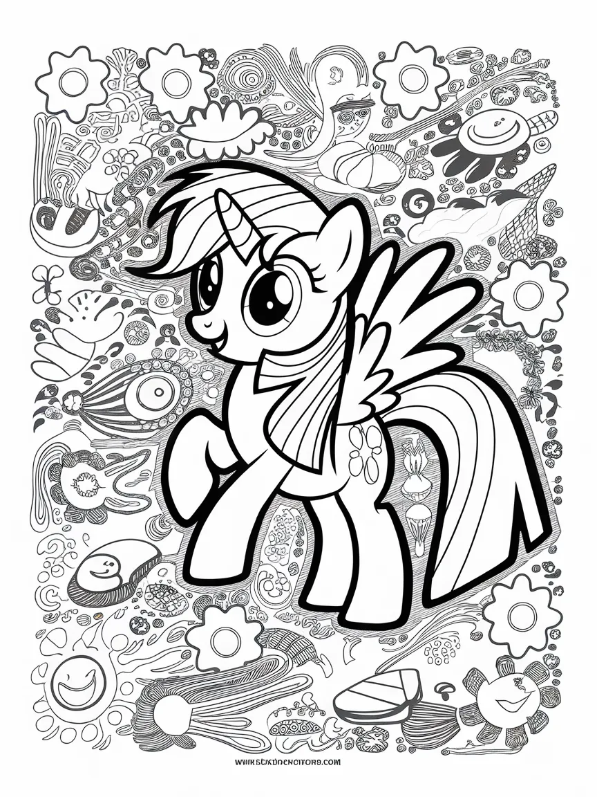 Horse coloring pages - 506 | ColoringPagesDesign