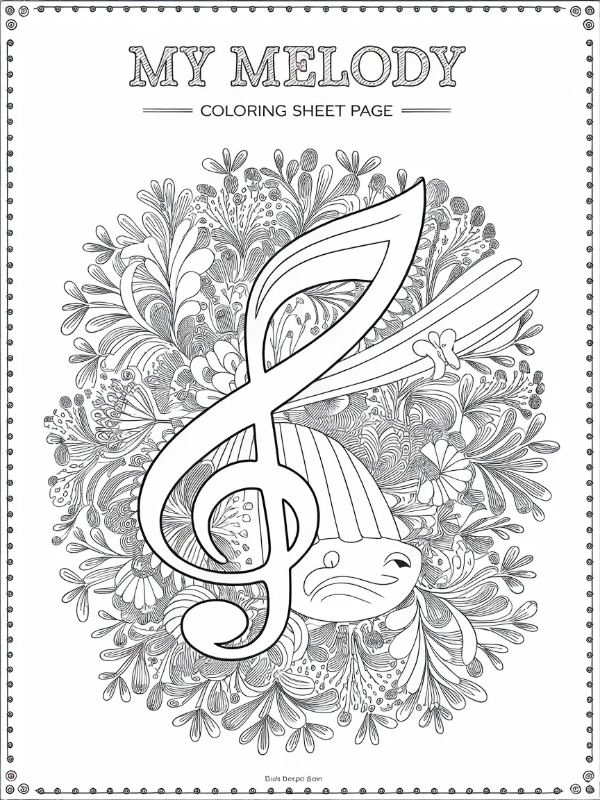 My melody coloring pages - 990 | ColoringPagesDesign