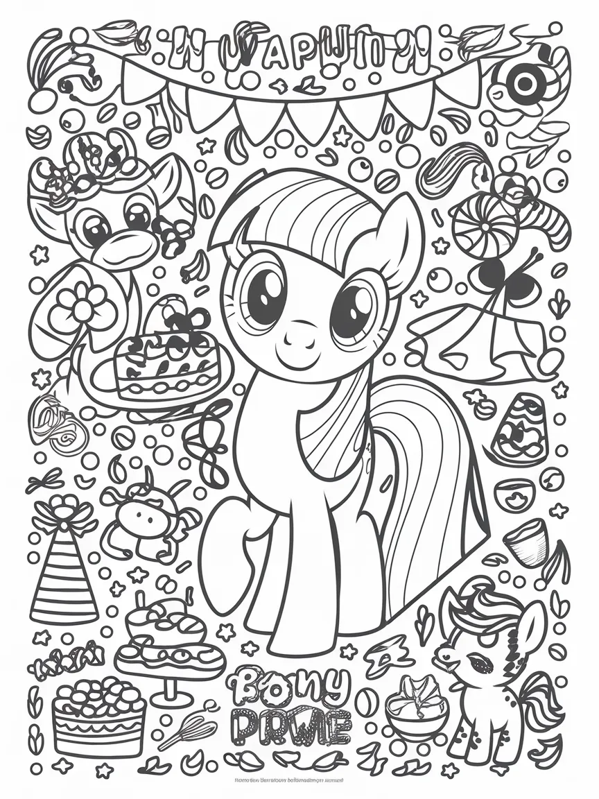 Horse coloring pages - 1499 | ColoringPagesDesign