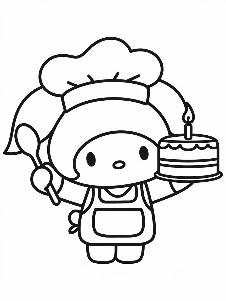 My melody coloring pages - 2558 | ColoringPagesDesign