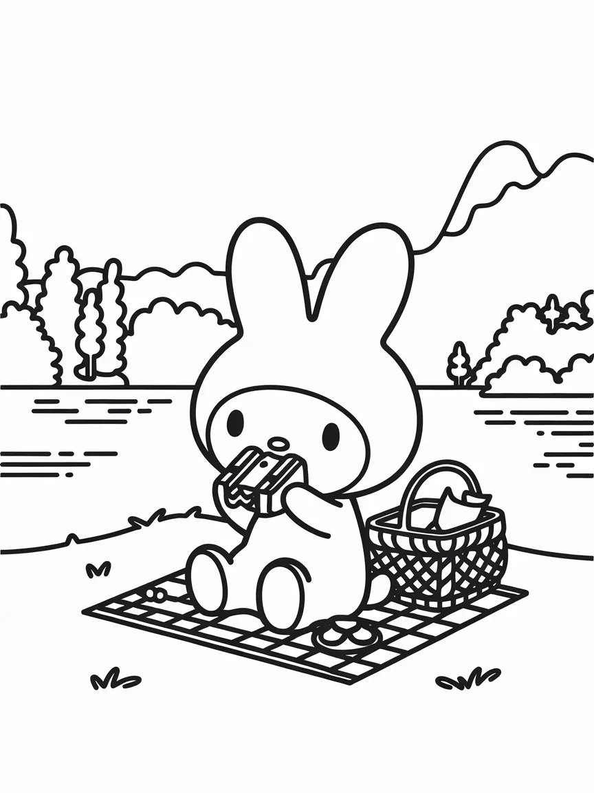 My melody coloring pages - 2560 | ColoringPagesDesign