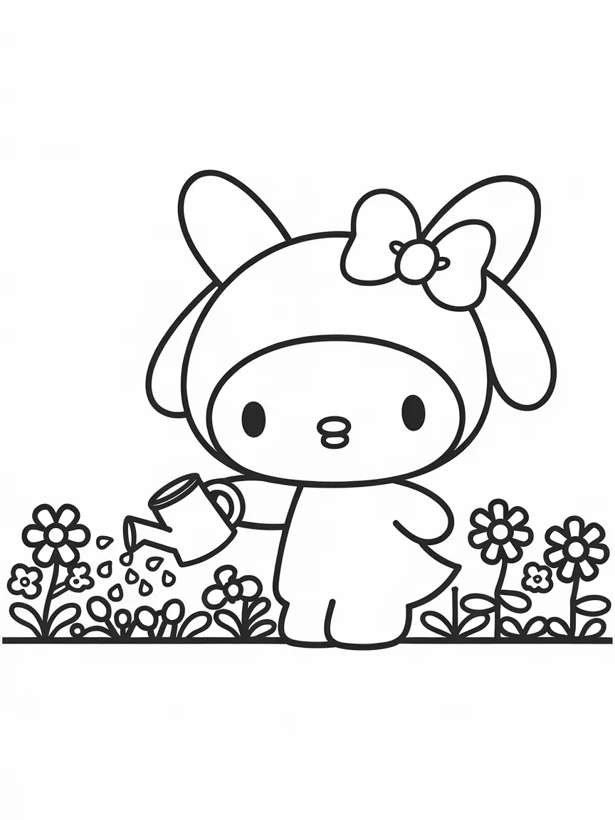 My melody coloring pages - 2561 | ColoringPagesDesign