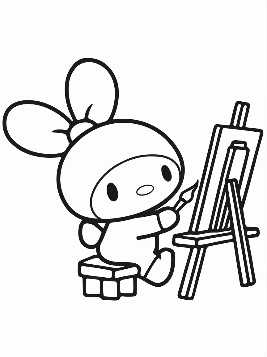 My melody coloring pages - 2562 | ColoringPagesDesign