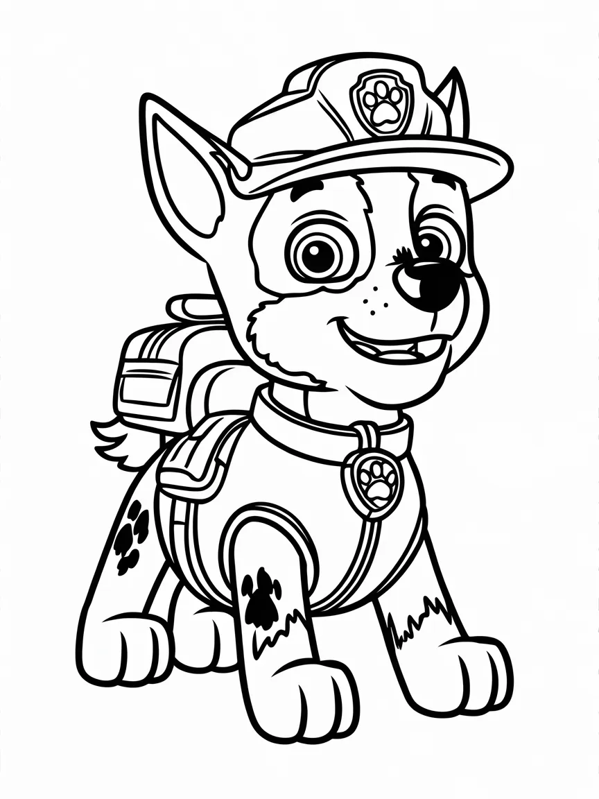 Paw patrol coloring pages - 156 | ColoringPagesDesign