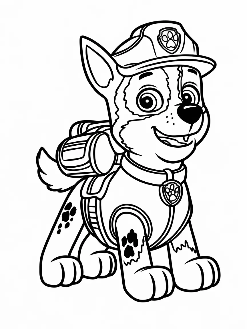 Paw patrol coloring pages - 163 | ColoringPagesDesign