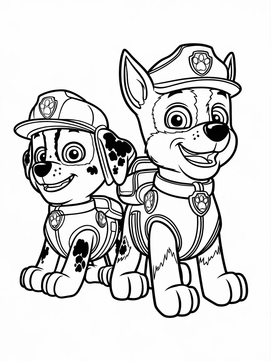 Paw patrol coloring pages - 164 | ColoringPagesDesign