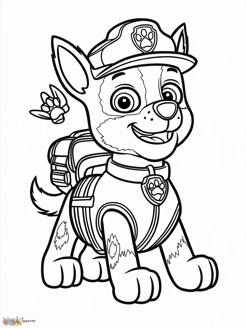 Paw patrol coloring pages - 165 | ColoringPagesDesign