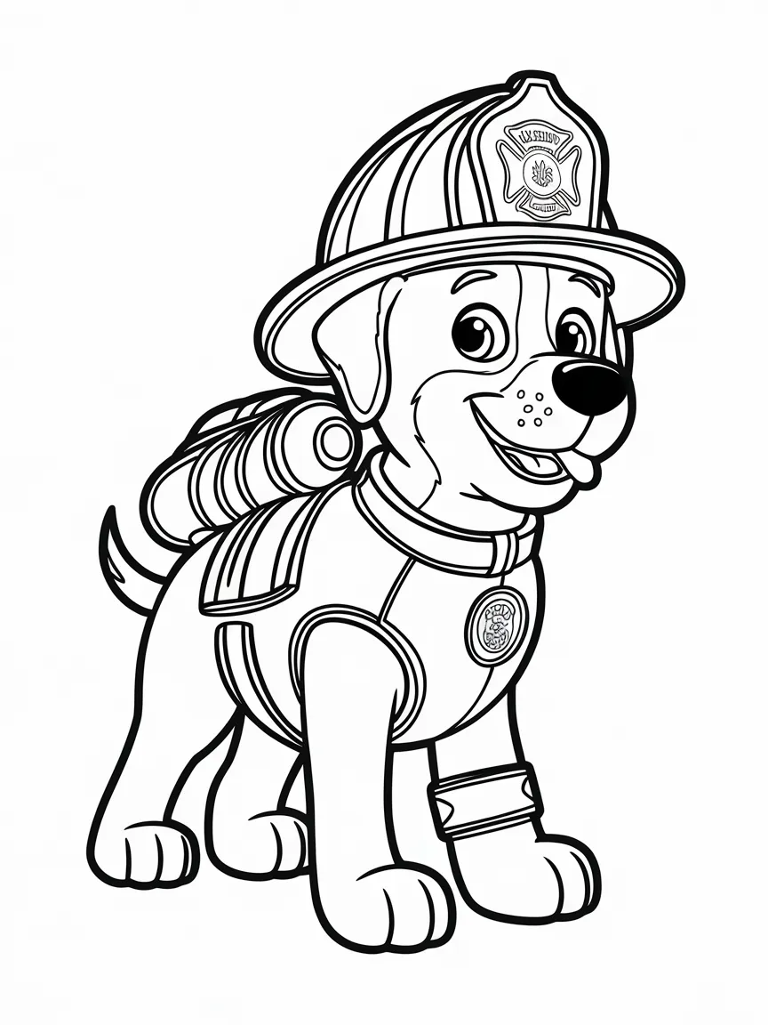 Paw patrol coloring pages - 1201 | ColoringPagesDesign